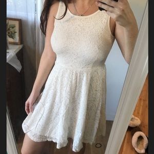 Urban Outfitters White Lace Dress